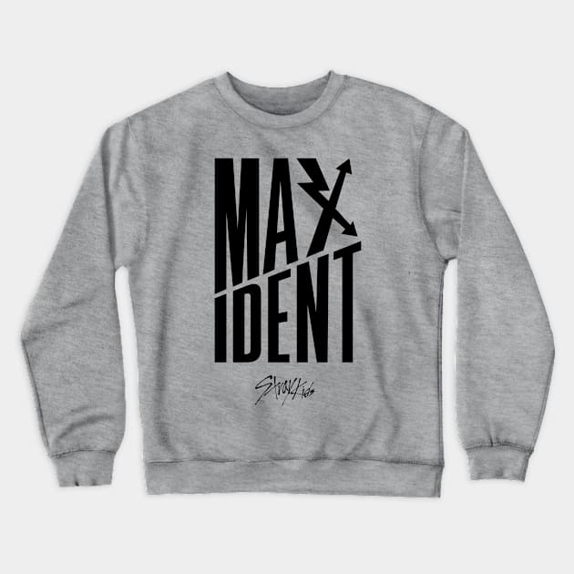 Maxidental Graphic (Black) Crewneck Sweatshirt by Vicener